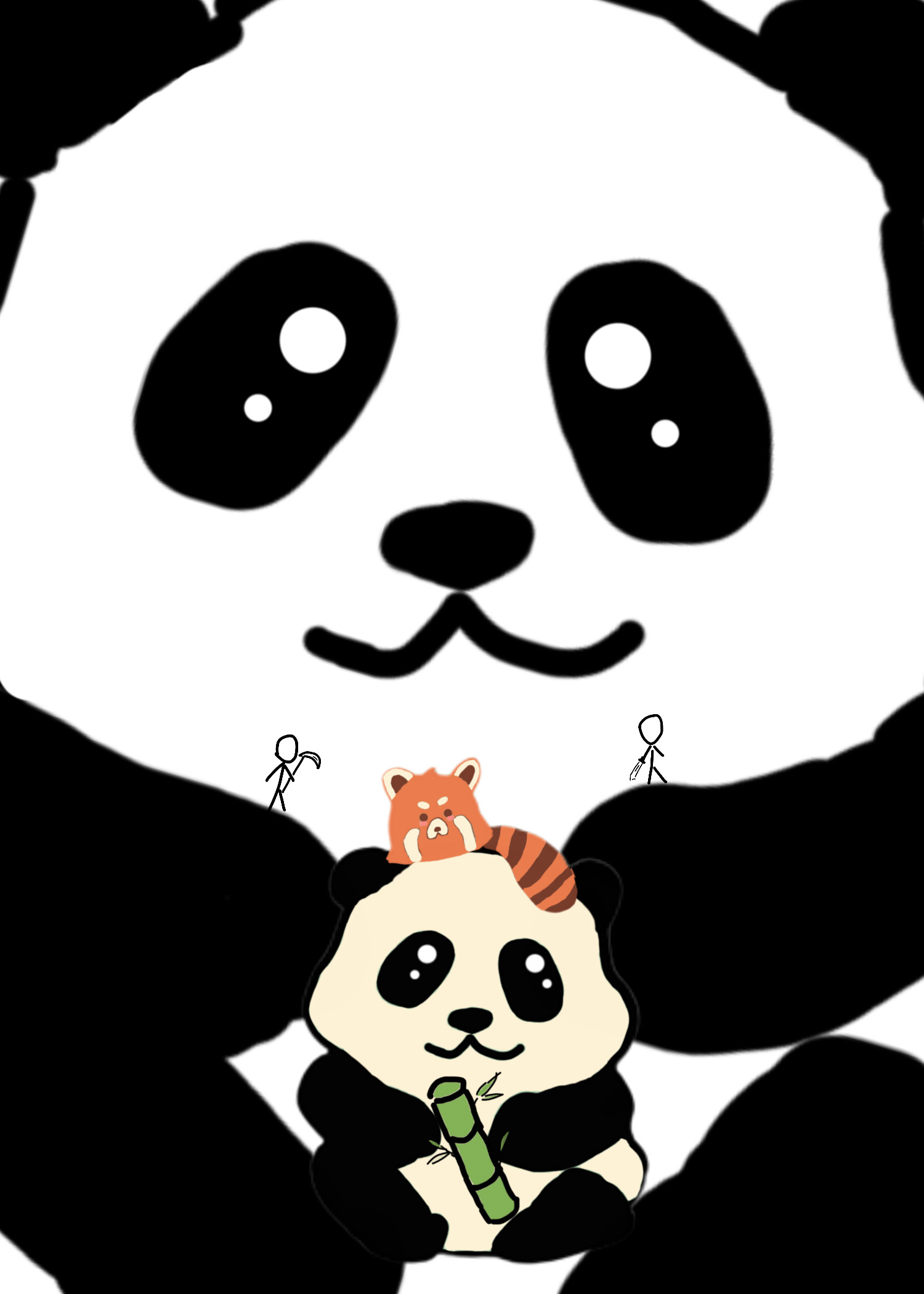 修仙熊猫眼的搞笑图片